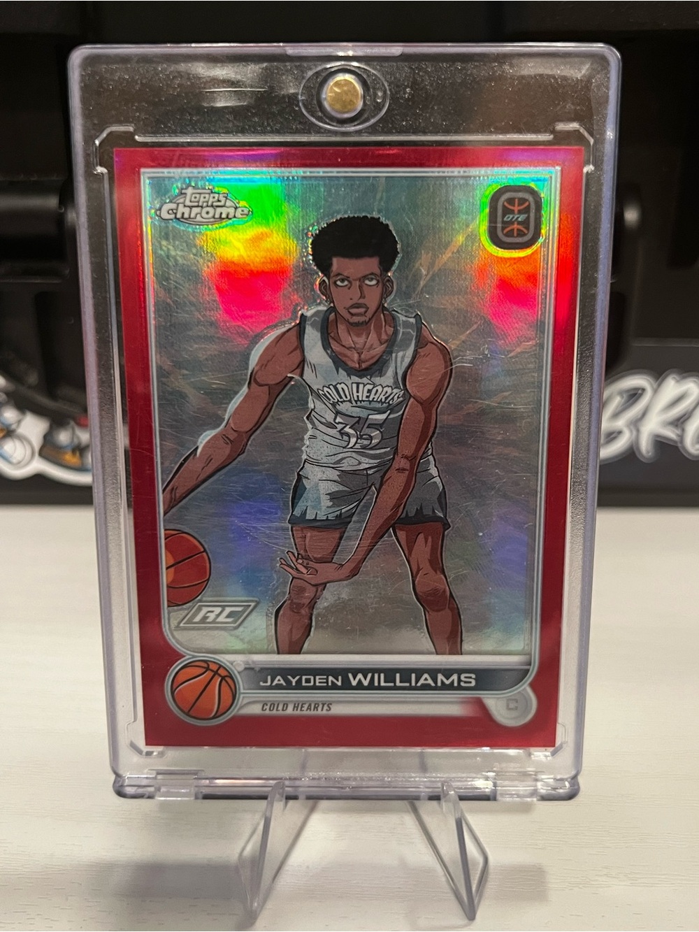 Jayden Williams rookie /10 cold hearts card